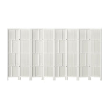 Artiss Ashton Room Divider Screen Privacy Wood Dividers Stand 8 Panel White