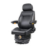 Giantz Adjustbale Tractor Seat with Suspension - Black