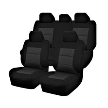 Seat Covers for TOYOTA C-HR NGX10-50R 12/2016 - ON 4X4 SUV / WAGON 5 SEATERS FR BLACK PREMIUM