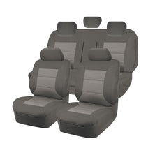 Seat Covers for ISUZU D-MAX 06/2012 - 06/2020 DUAL CAB CHASSIS UTILITY FR GREY PREMIUM