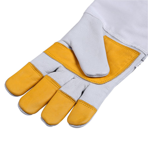 Beekeeping Bee Gloves Cow Hide Ventilated Heavy Duty Gloves  S