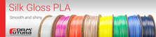 PLA Filament Silk Gloss PLA 2.85mm 750 gram Brilliant Orange 3D Printer Filament