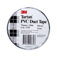 3M 1353 Tartan Duct Tape Pvc 75Mm X 30M Silver/Grey Box of 24