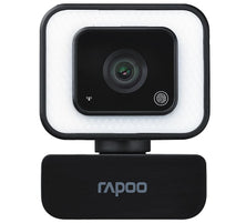 RAPOO C270L FHD 1080P Webcam - 3-Level Touch Control Beauty Exposure LED, 105 Degree Wide-Angle Lens, Built-in/Double Noise Cancellation Microphone