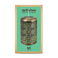 activiva 260ml Metal Essential Oil and Aroma Diffuser-Vintage Gold