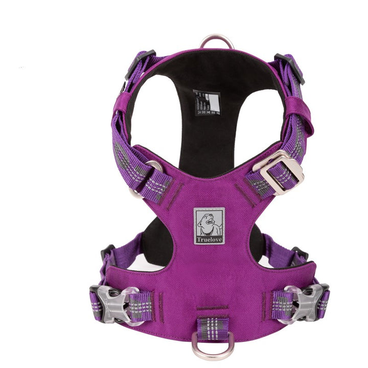 Lightweight 3M reflective Harness Purple XL