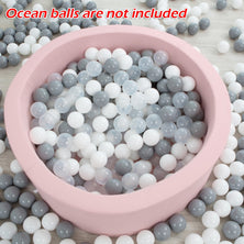 90x30cm Ocean Ball Play Pit Soft Baby Kids Paddling Foam Pool Child Barrier Toy