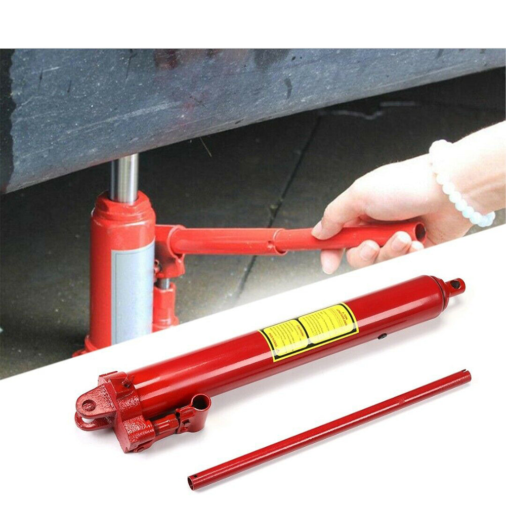 Hydraulic Long Ram Jack Lift Jacking Shop Crane Steel Engine Hoist Lifting 8 Ton