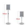 A4 Floor Poster Stand Foyer Pedestal Sign Holder Business Menu Display