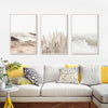 60cmx90cm Coastal Beach 3 Sets Wood Frame Canvas Wall Art