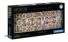 Michelangelo: Sistine Chapel Ceiling - 1000 Piece Panoramic Jigsaw Puzzle
