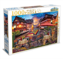 Sunset Over Canal 1000 Piece Puzzle
