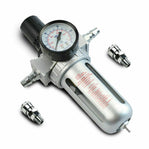 X-BULL Air Compressor Oil Moisture Water Filter Regulator Separator Mount fitting