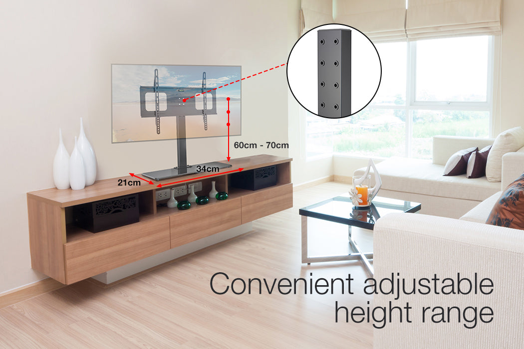 FORTIA TV Stand Mount 37-55 Inch Television Small Modern Universal Up to 55