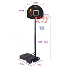 DrDunk Basketball Hoop Stand System Kids Height Portable Adjustable Ring Net
