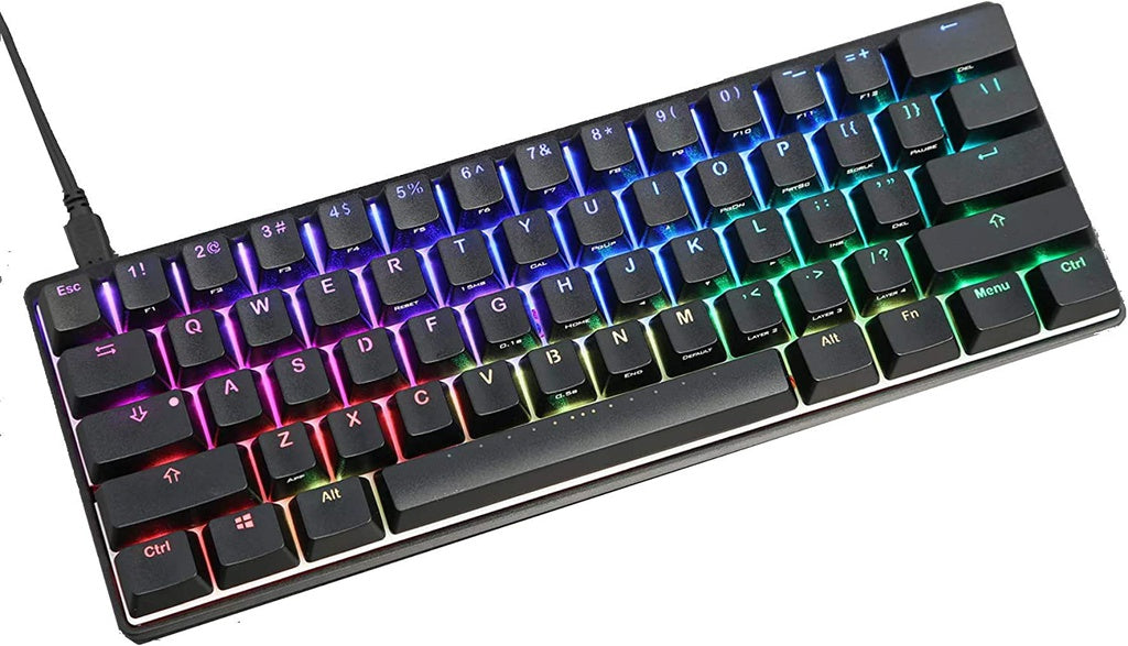 Vortex Poker 3 RGB Mechanical Gaming Keyboard Cherry MX Blue Switch VTK-6100R-BLBK