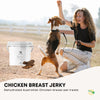 1.5Kg Dog Treat Chicken Breast Jerky Bucket - Dehydrated Australian Healthy Puppy Chew