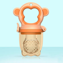 2 X Newborn Baby Food Fruit Nipple Feeder Pacifier Safety Silicone Feeding Tool Pink