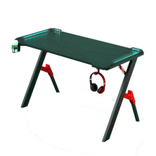 140cm Gaming Desk Desktop PC Computer Desks Desktop Racing Table Office Laptop Y-legs Black