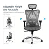 Sihoo M57 Ergonomic Office Chair, Computer Chair Desk Chair High Back Chair Breathable,3D Armrest and Lumbar Support Black with Footrest