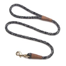 Mendota Clip Leash Large - lengths 1/2in x 6ft(13mm x1.8m) Made in the USA - Salt and Pepper