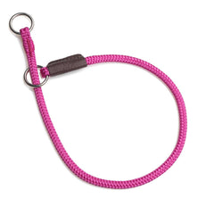 Mendota Products Fine Show Slip Collar 22in (56cm) - Made in the USA - Raspberry