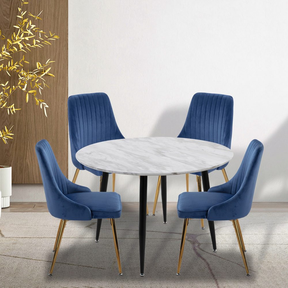 Ocean Velvet Dining Set