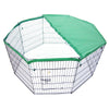 Paw Mate Green Net Cover for Pet Playpen 36in Dog Exercise Enclosure Fence Cage