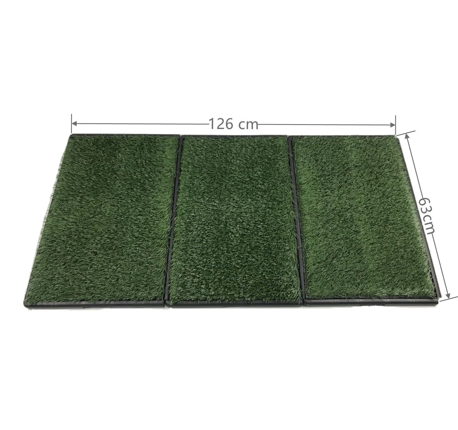 YES4PETS Indoor Dog Puppy Toilet Grass Potty Training Mat Loo Pad 126 x 63 cm