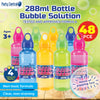 Party Central 48PCE Bubble Solution Non-Toxic Unscented Non-Staining 288ml