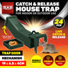 SAS Pest Control 24PCE Mouse Traps Catch & Release Trap Door Mechanism 19cm