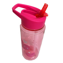 Pink Flip Straw Water Bottle
