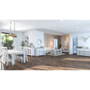 Daisy Buffet Table 180cm 4 Glass Door Solid Acacia Wood Hampton Furniture -White