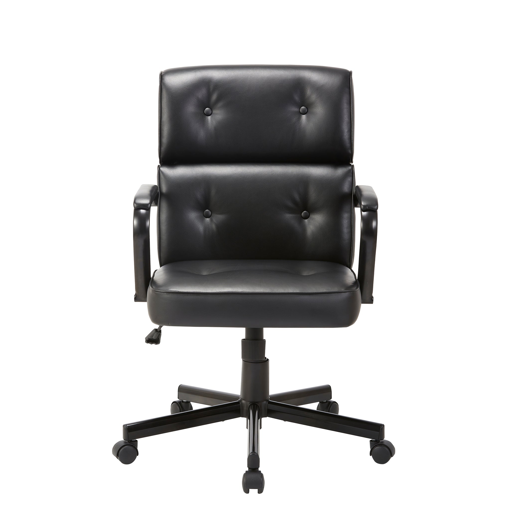 Beverly Home Office Chair In Black PU