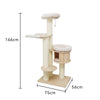 CATIO VINTAGE Solid Wood Cat Climbing Tree Post Scratcher 176cm