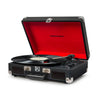 Crosley Cruiser Bluetooth Portable Turntable - Black + Crosley SOHO Stand Bundle