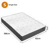 Boxed Comfort Pocket Spring Mattress Single