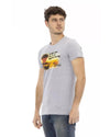 Printed Short Sleeve Round Neck T-Shirt M Men