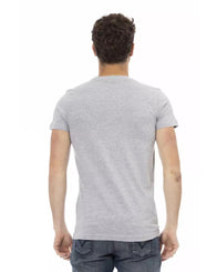 Printed Short Sleeve Round Neck T-Shirt M Men