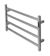 2023 Brushed Nickel stainless steel Heated Towel Rail rack Square AU 510*850mm Timer