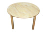 Rubberwood Round Table 90