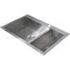 745x470mm Handmade Stainless Steel Topmount Kitchen Sink with Waste