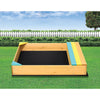 Wooden Kids Backyard Sandbox Children Outdoor Play Toy Sandpit