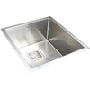 430x455mm Handmade 1.5mm Stainless Steel Undermount / Topmount Kitchen Sink with Square Waste