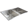 835x505mm Handmade 1.5mm Stainless Steel Undermount / Topmount Kitchen Sink with Square Waste