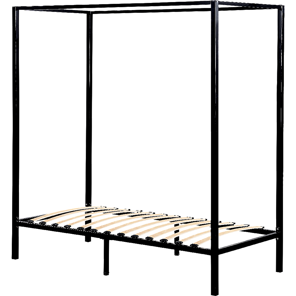 4 Four Poster Single Bed Frame