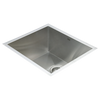 510x450mm Handmade Stainless Steel Undermount / Topmount Kitchen Laundry Sink with Waste