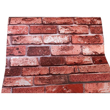 10m 3D Red Brick Print Theme Wallpaper