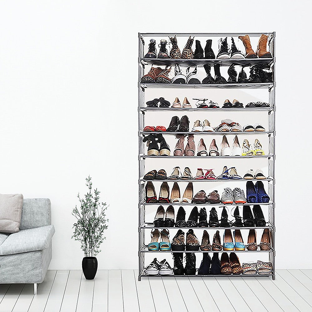 50 Pairs 10 Tiers Shoe Rack