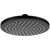 200mm Shower Head Round 304SS Electroplated Matte Black Finish